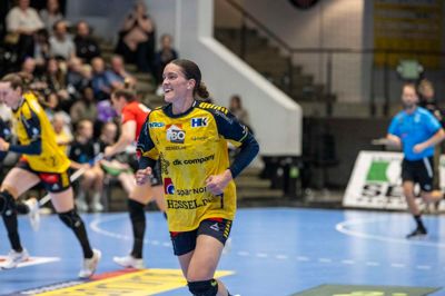 Stine Skogrand er tilbage på banen efter sin knæskade. Billedet her stammer dog fra en tidligere kamp.