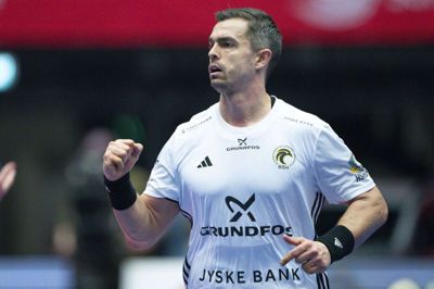 Rasmus Lauge har ikke spillet håndbold i de seneste måneder, og det skyldes familiære omstændigheder. (Arkivfoto).