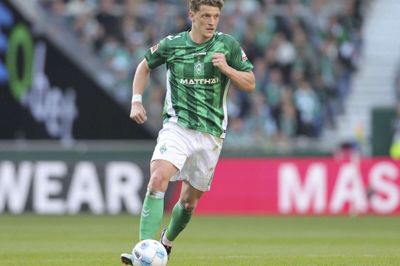 Jens Stage pandede lørdag Werder Bremen foran 2-0 mod Heidenheim og scorede sit tiende mål i Bundesligaen i sæsonen. (Arkivfoto).