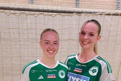 Matilde Færk og Sofia Loldrup fik lov til at bidrage til storsejren. Foto: Silkeborg-Voel