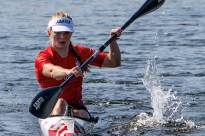 Julie Borup Olsen overraskede stort ved at blive nummer seks i A-finalen på 200 meter.