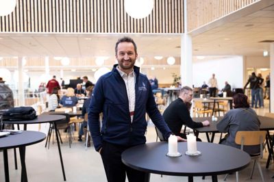 Henrik Kjeldsen er næsten ene mand tilbage på Euroskills-kontoret, indtil virksomheden lukker ned til slutningen af maj.