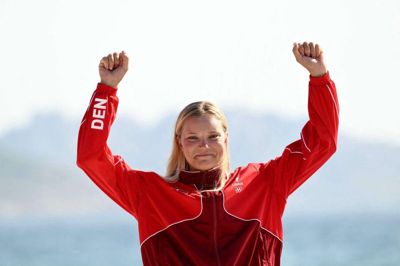 Anne-Marie Rindom vandt sølv ved OL i Paris i 2024. (Arkivfoto).