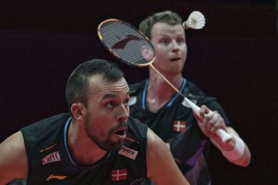 Kim Astrup og Anders Skaarup er færdig ved Singapore Open. (Arkivfoto).