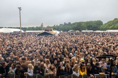 På festivalen var der plads til 11.000 gæster pr. dag.