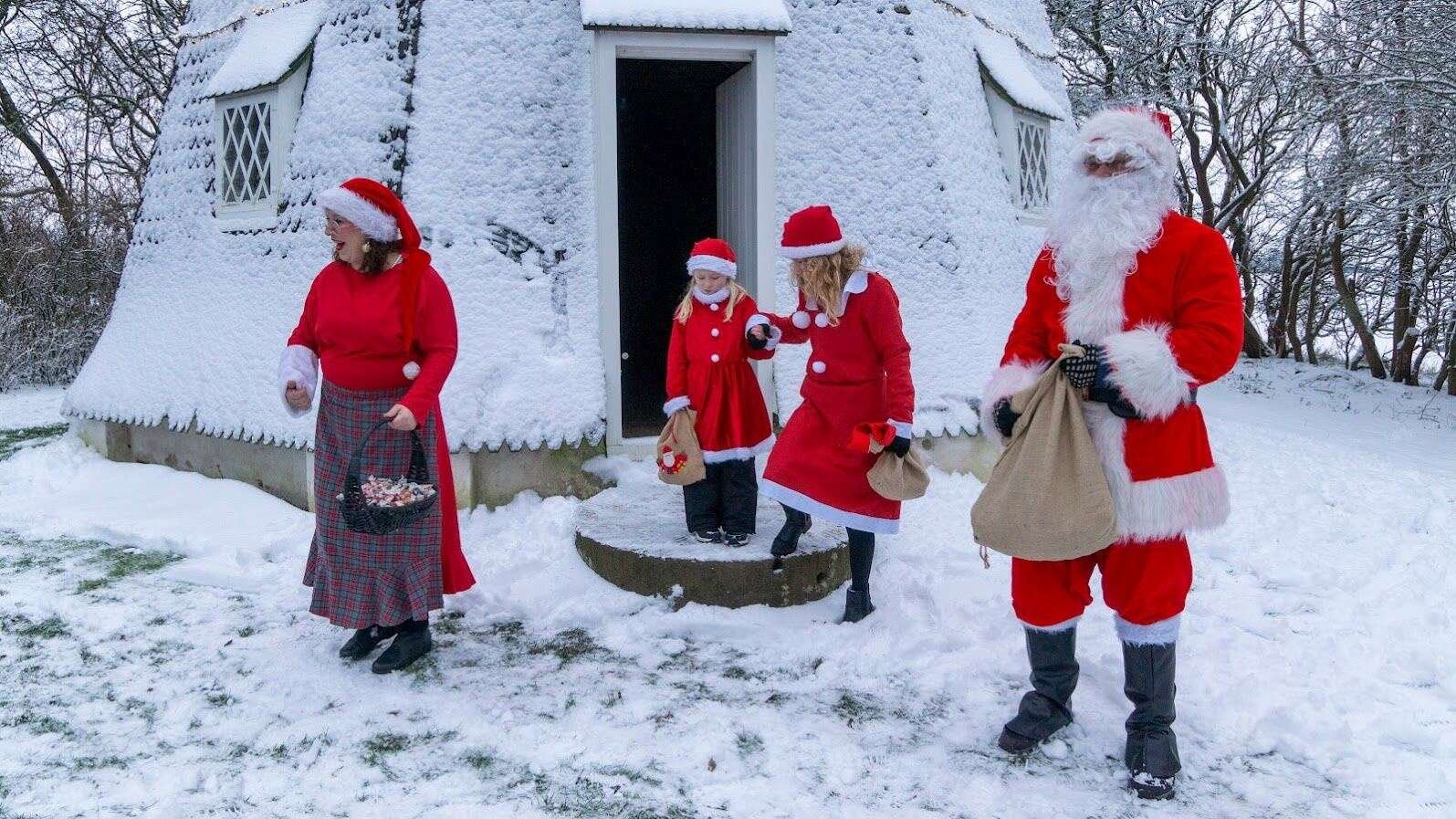 I Roslev bor julemanden i den gamle mølle. Foto: Jan Sand