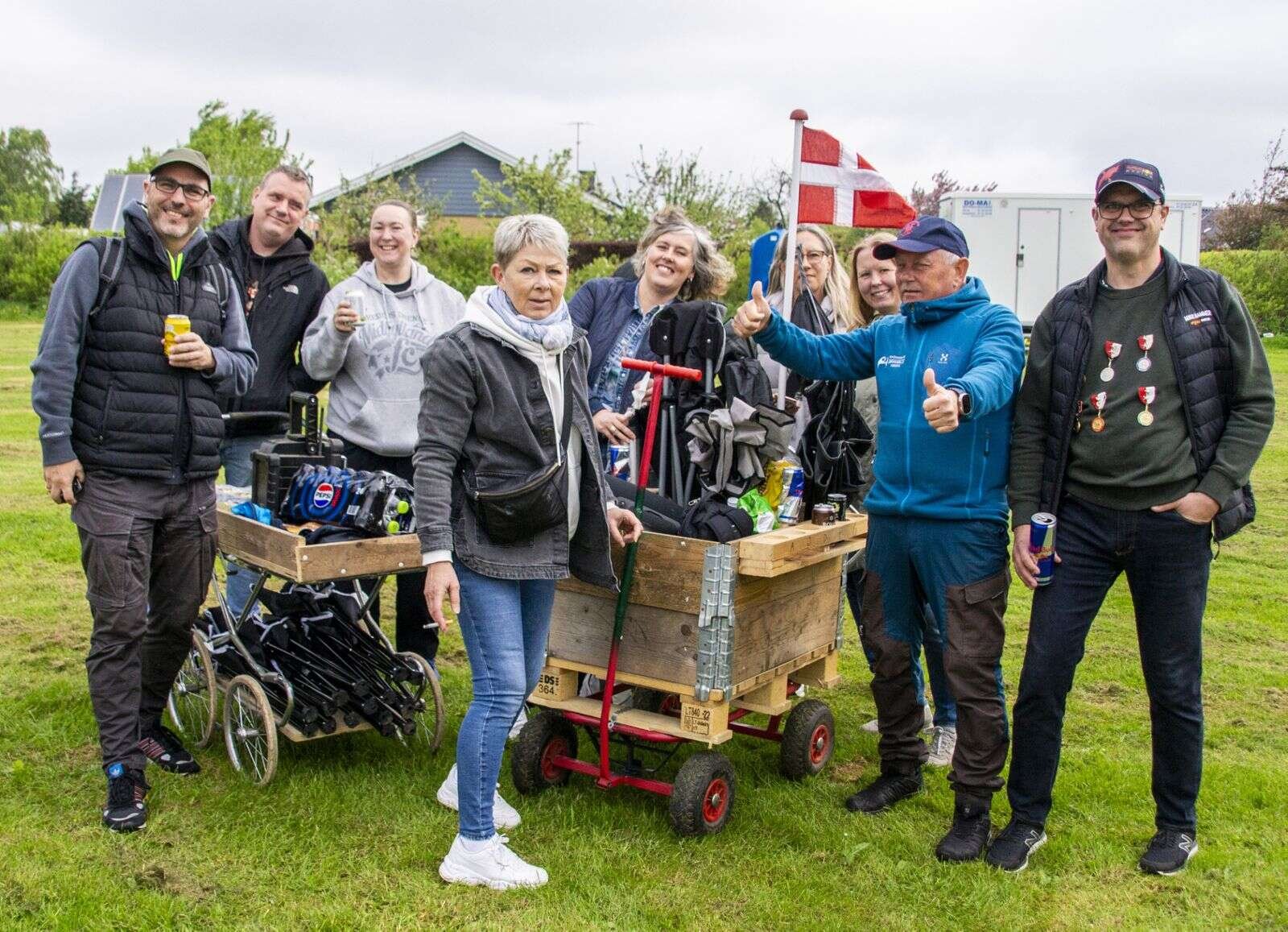 Byfestmarchen i Jebjerg handler især om at være sammen. Foto: Jan Sand