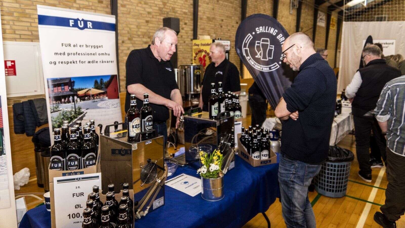 Der er mange forskellige bryggerier til stede på festivalen. Foto: Jan Sand