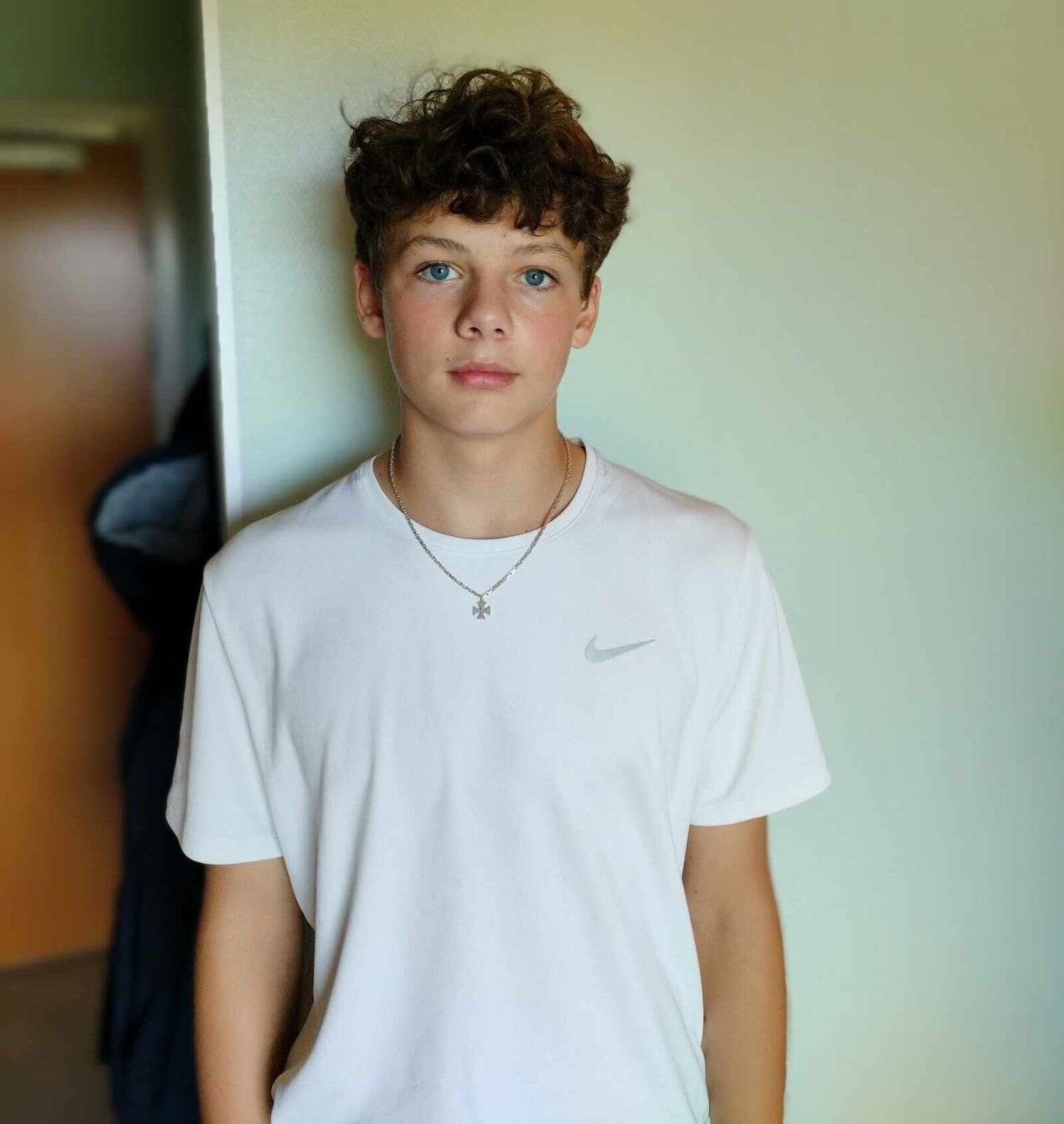 Lucas Christensen er en af de 175 elever, som netop er startet på Salling Efterskole. Foto: Peter Fyllgraf, lærer hos Salling Efterskole