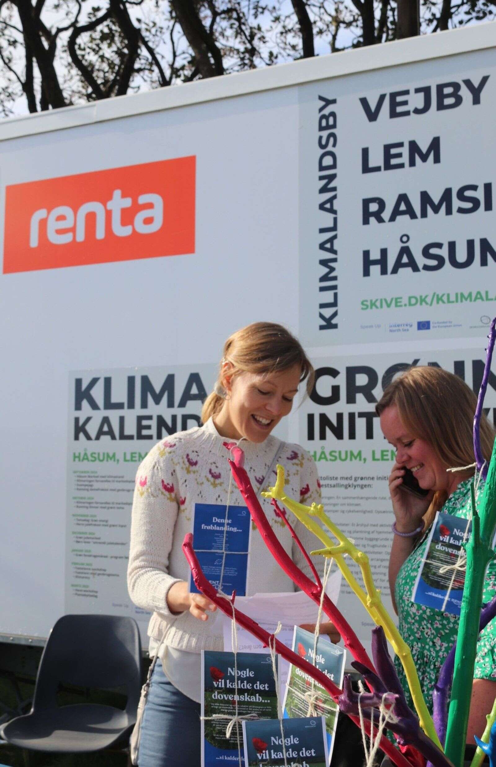 Landsbyklyngen Sydvest-salling, som Håsum er en del af, orienterede om projektet Klimalandsby. Foto: cvm