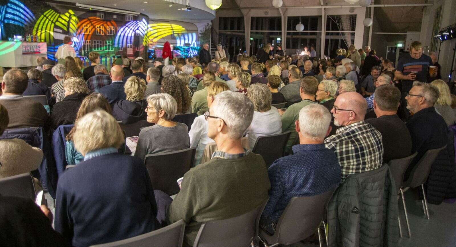 I løbet af de to aftener var der ca. 400 publikummer, der kunne nyde forestillingen. Foto: Jan Sand