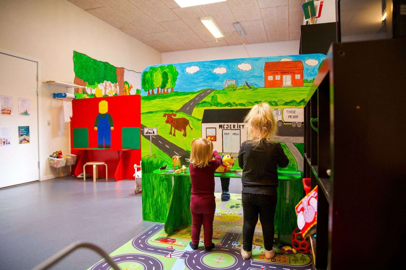 I Thise Børnehus kan man møde børn i alderen fra ca. halvandet år og til førskolealderen. Pressefoto