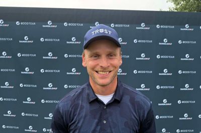Morten Ørum havde smilet fremme efter torsdagens runde på Samsø, men fredagens finale gik til gengæld langt fra som håbet. Foto: Danish Golf