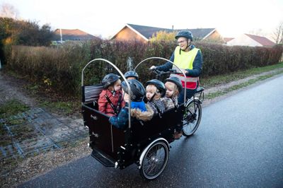 Det er ladcykler som disse, der skal højne fleksibiliteten og gøre det mere attraktivt at være kommunal dagplejere. En udgift som vurderes at koste 880.000 kroner.