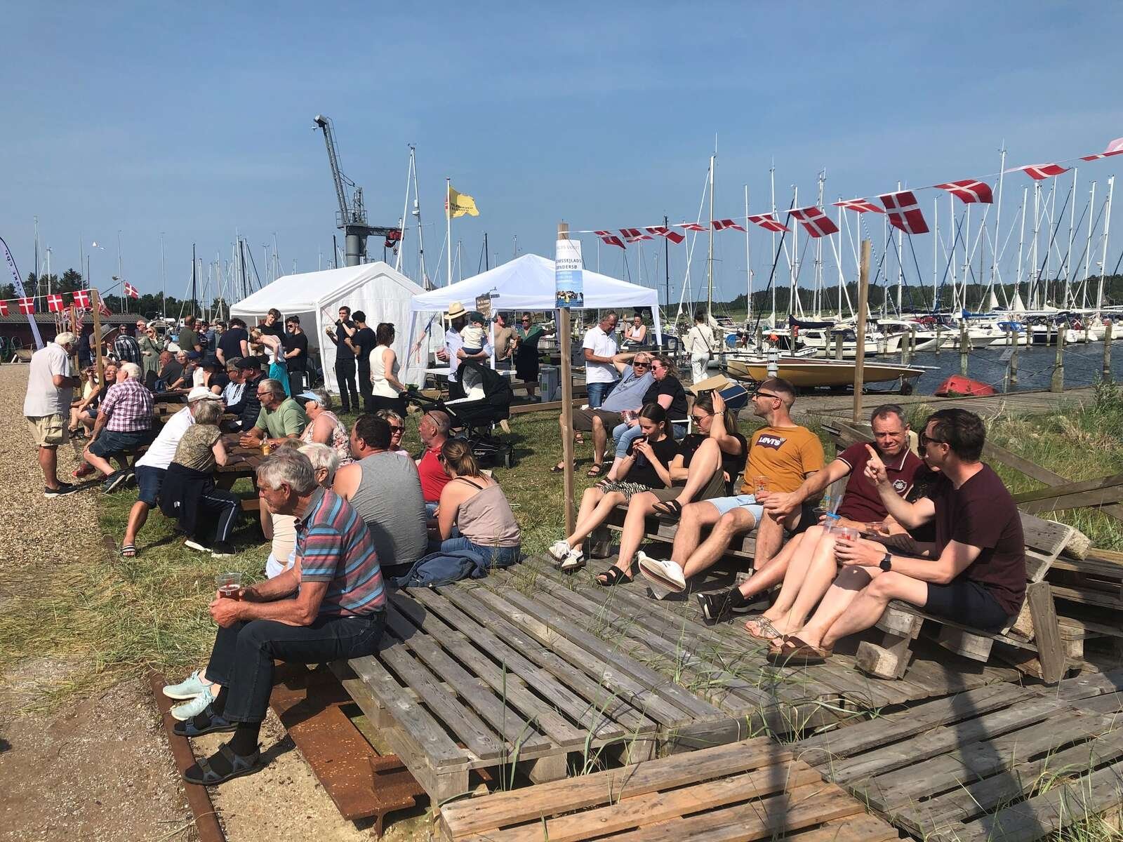 Henved 800 mennesker var til Virksund Festival i løbet af dagen. Foto: Thomas Johansen