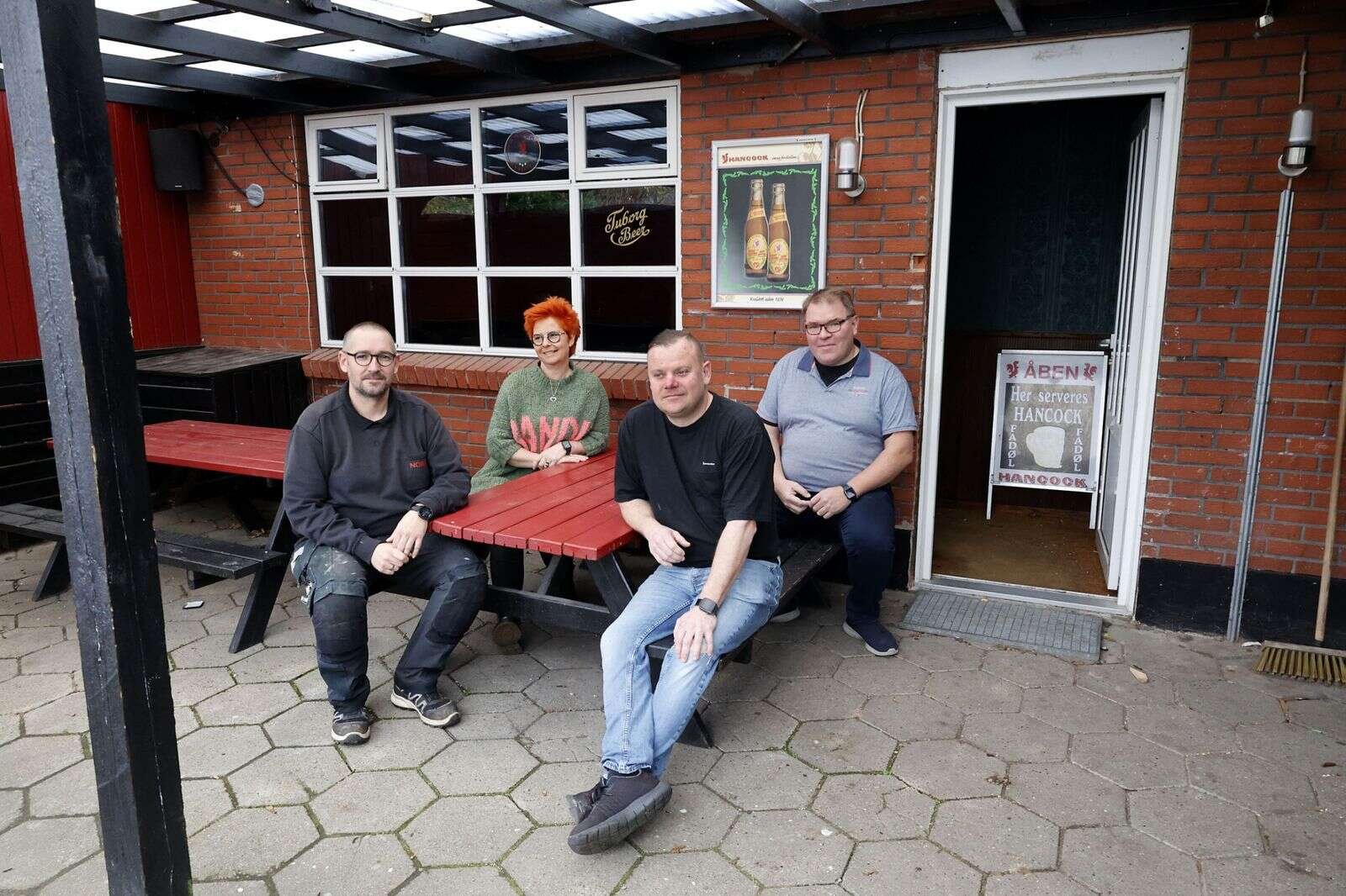 Der hører også en terrasse til Tønden, men fokus har i første omgang været på at få den indvendige indretning på plads, så man kan byde gæsterne velkommen til åbningen af Tønden på fredag. Foto: Lindy Jørgensen