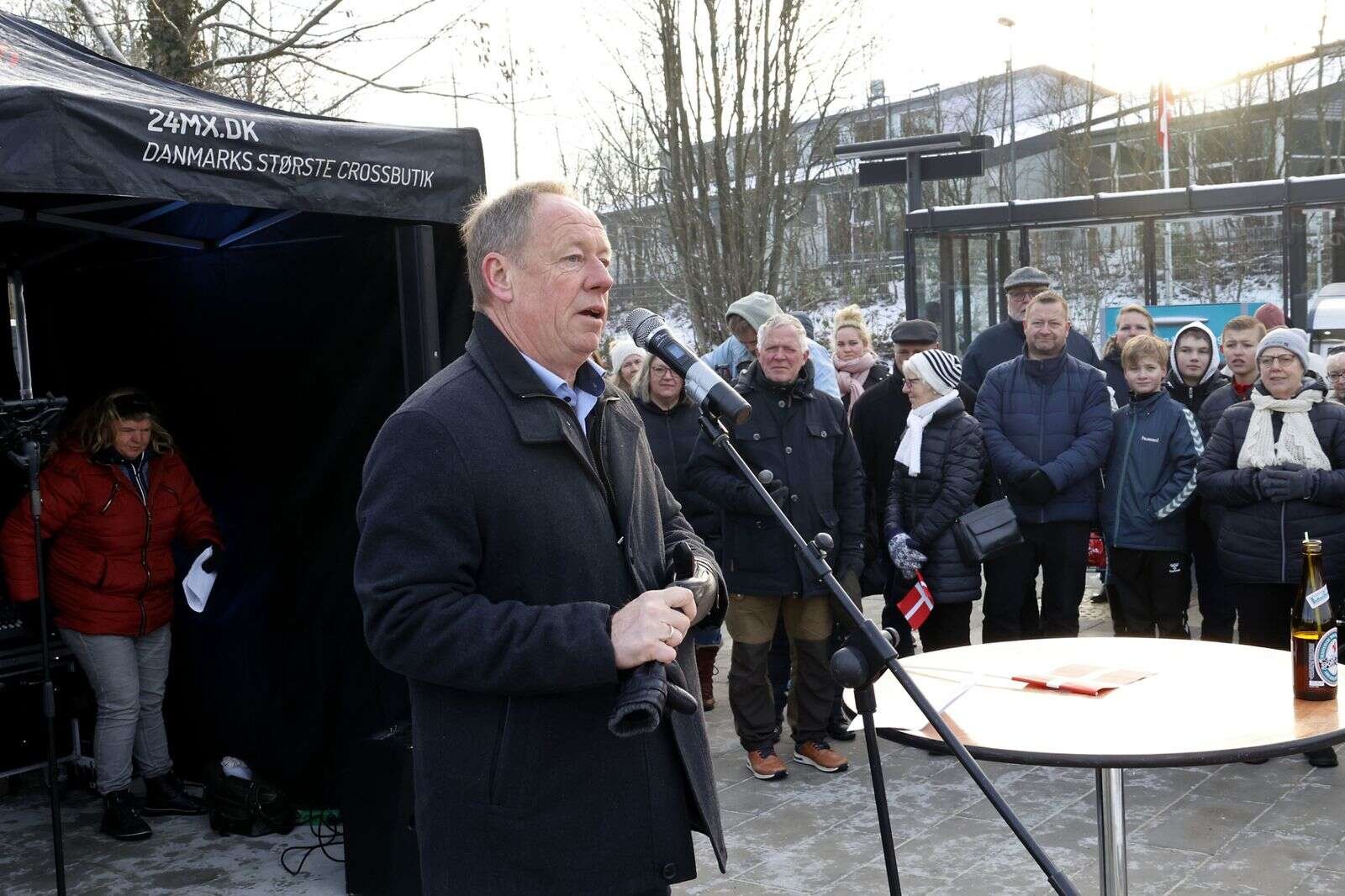 Tidlgere borgmester Torsten Nielsen, Sparkær, ser nu frem til det næste, borgere i Sparkær står sammen om. Foto: Lindy Jørgensen
