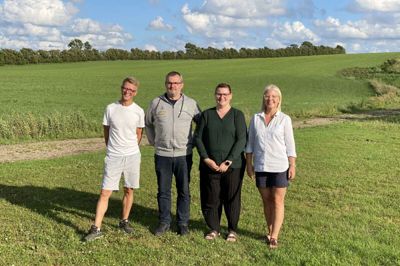Arbejdsgruppen fra Ørslevkloster IF er klar med et spritnyt løb til september. Privatfoto