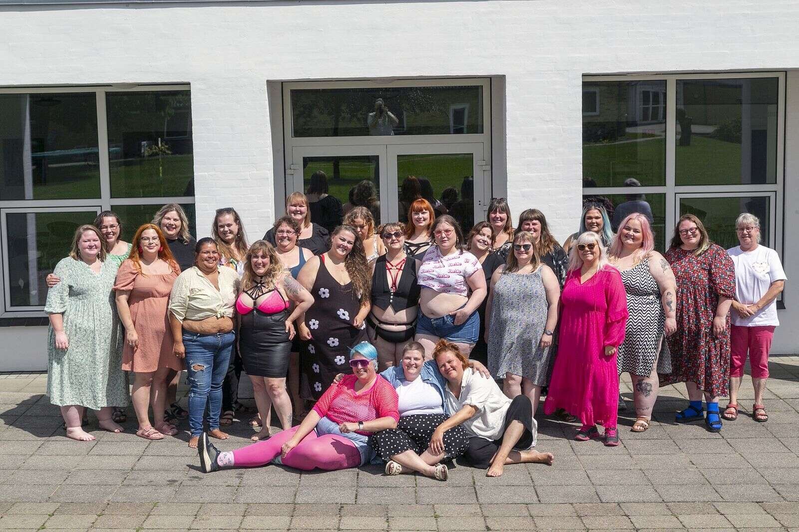 Omkring 30 kvinder deltog i årets tykhøjskole. En del af deltagerne var også med sidste år. Foto: Steen Don