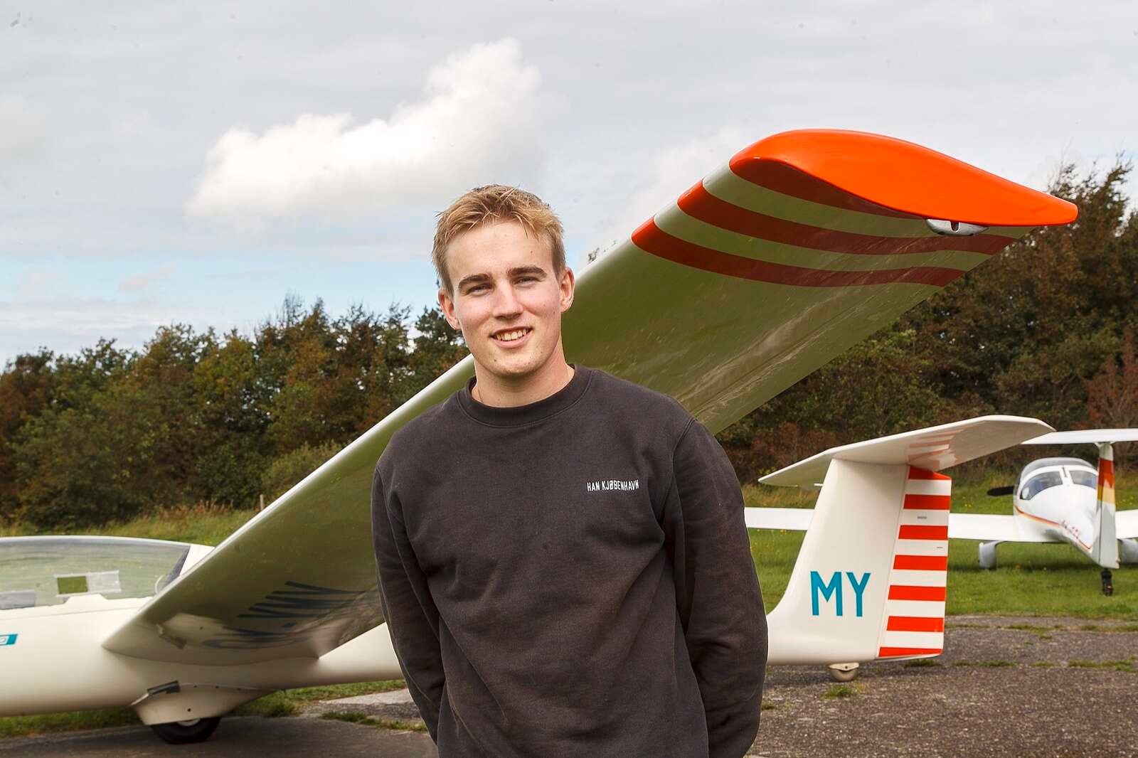 Oliver Kirial Olsen har tidligere repræsenteret Skive Svæveflyforening, men stiller nu op for Viborg Svæveflyveklub. Arkivfoto: Steen Don