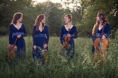 Nightingale String Quartet er blandt de optrædende til Kammermusikfestival ved Hjarbæk Fjord 1.-9. august 2024. Pressefoto