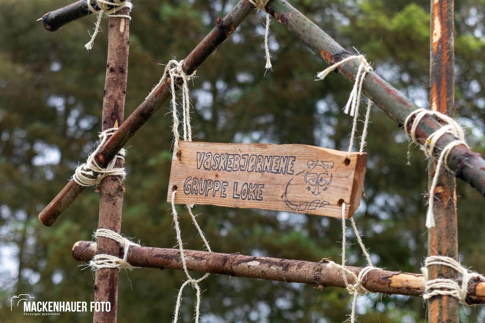 Jens Langkniv Gruppen i Sparkær inviterede resten af De Gule Spejdere i Danmark på indianerlejr ved Birkesø i kristi himmelfartsferien. Foto: Jacob Mackenhauer