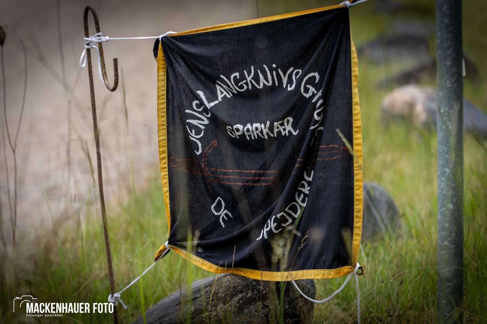 Jens Langkniv Gruppen i Sparkær inviterede resten af De Gule Spejdere i Danmark på indianerlejr ved Birkesø i kristi himmelfartsferien. Foto: Jacob Mackenhauer