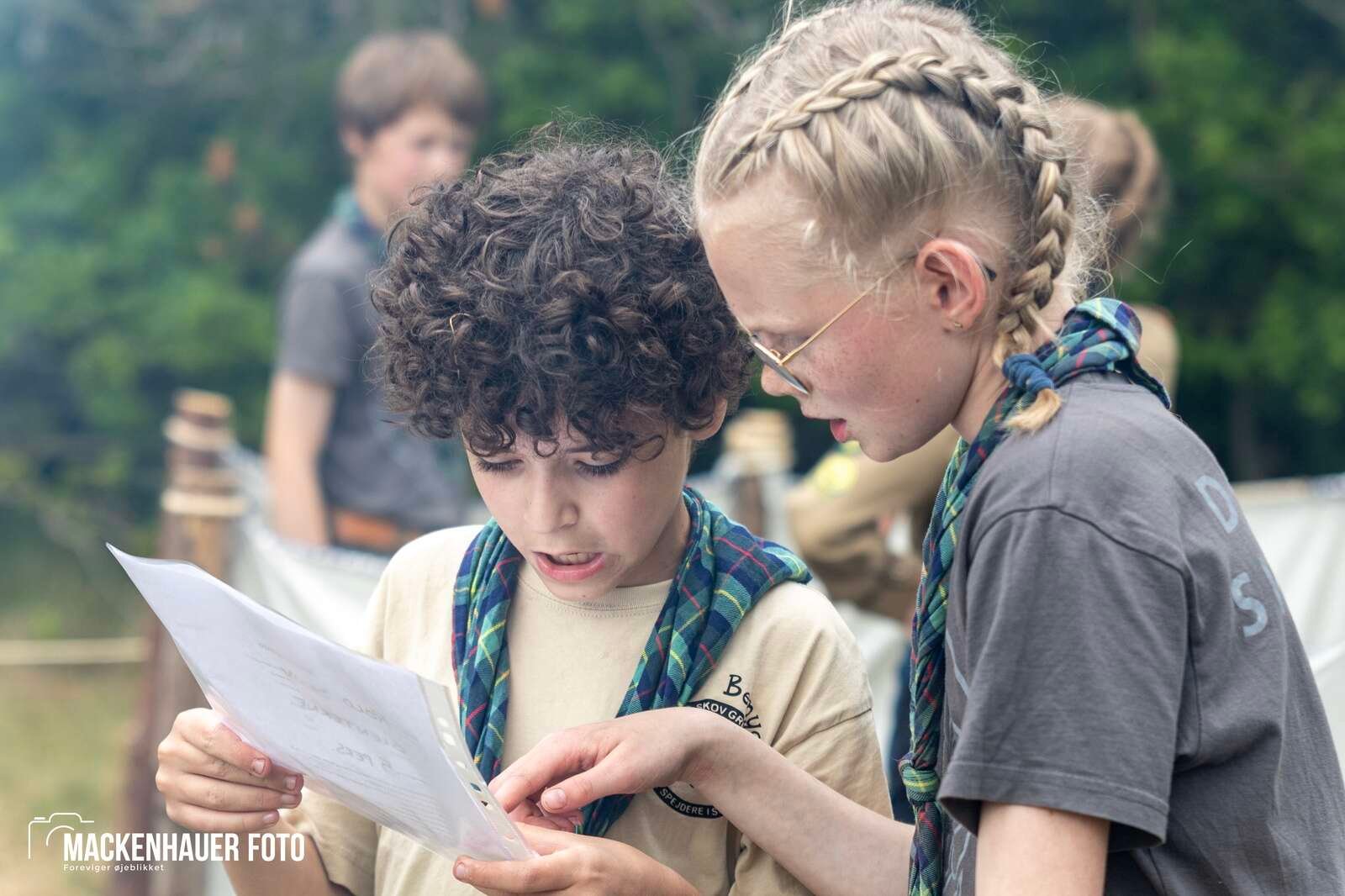 Jens Langkniv Gruppen i Sparkær inviterede resten af De Gule Spejdere i Danmark på indianerlejr ved Birkesø i kristi himmelfartsferien. Foto: Jacob Mackenhauer