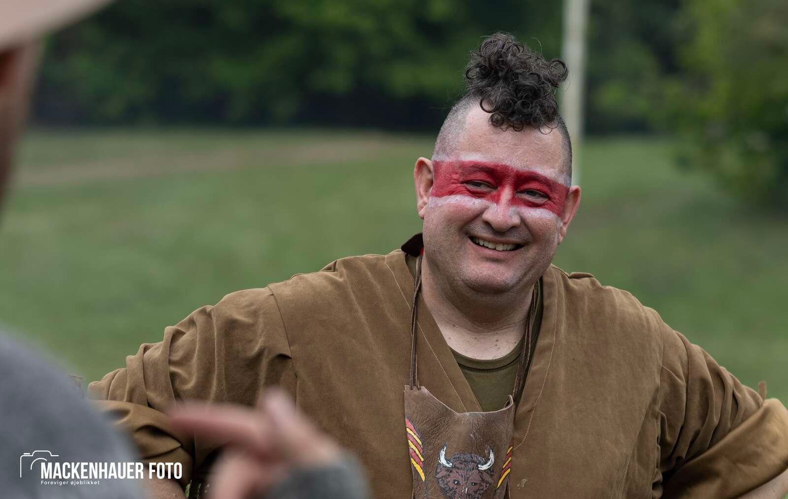 Jens Langkniv Gruppen i Sparkær inviterede resten af De Gule Spejdere i Danmark på indianerlejr ved Birkesø i kristi himmelfartsferien. Foto: Jacob Mackenhauer