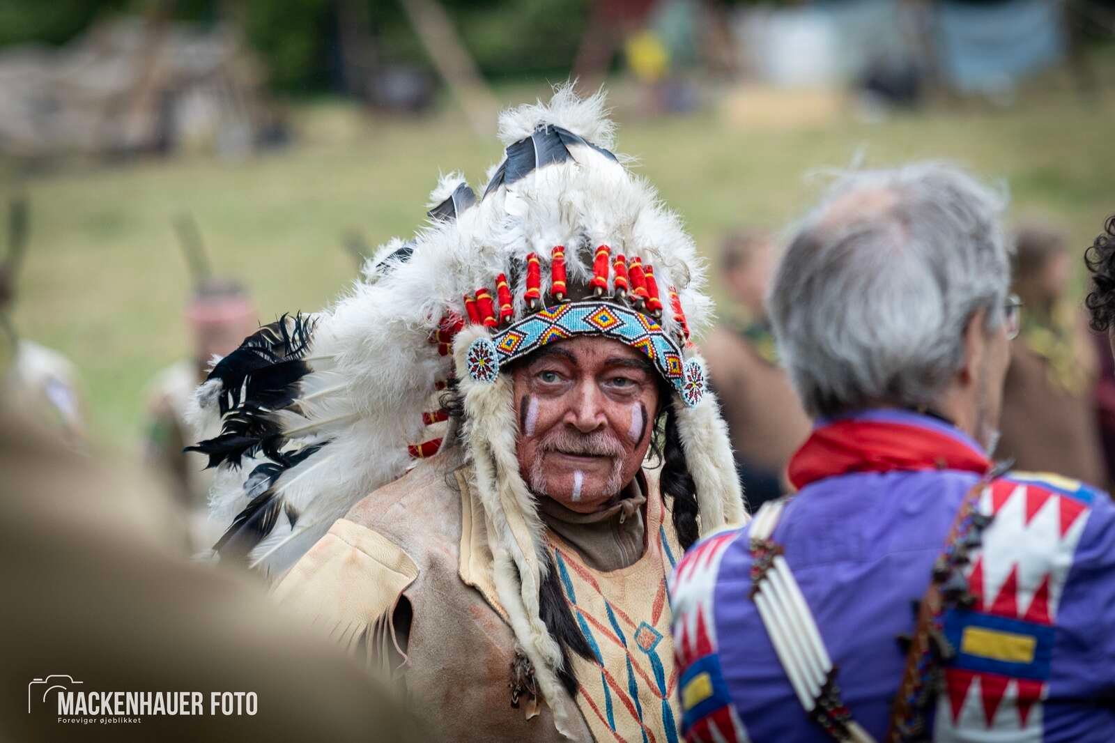 Jens Langkniv Gruppen i Sparkær inviterede resten af De Gule Spejdere i Danmark på indianerlejr ved Birkesø i kristi himmelfartsferien. Foto: Jacob Mackenhauer