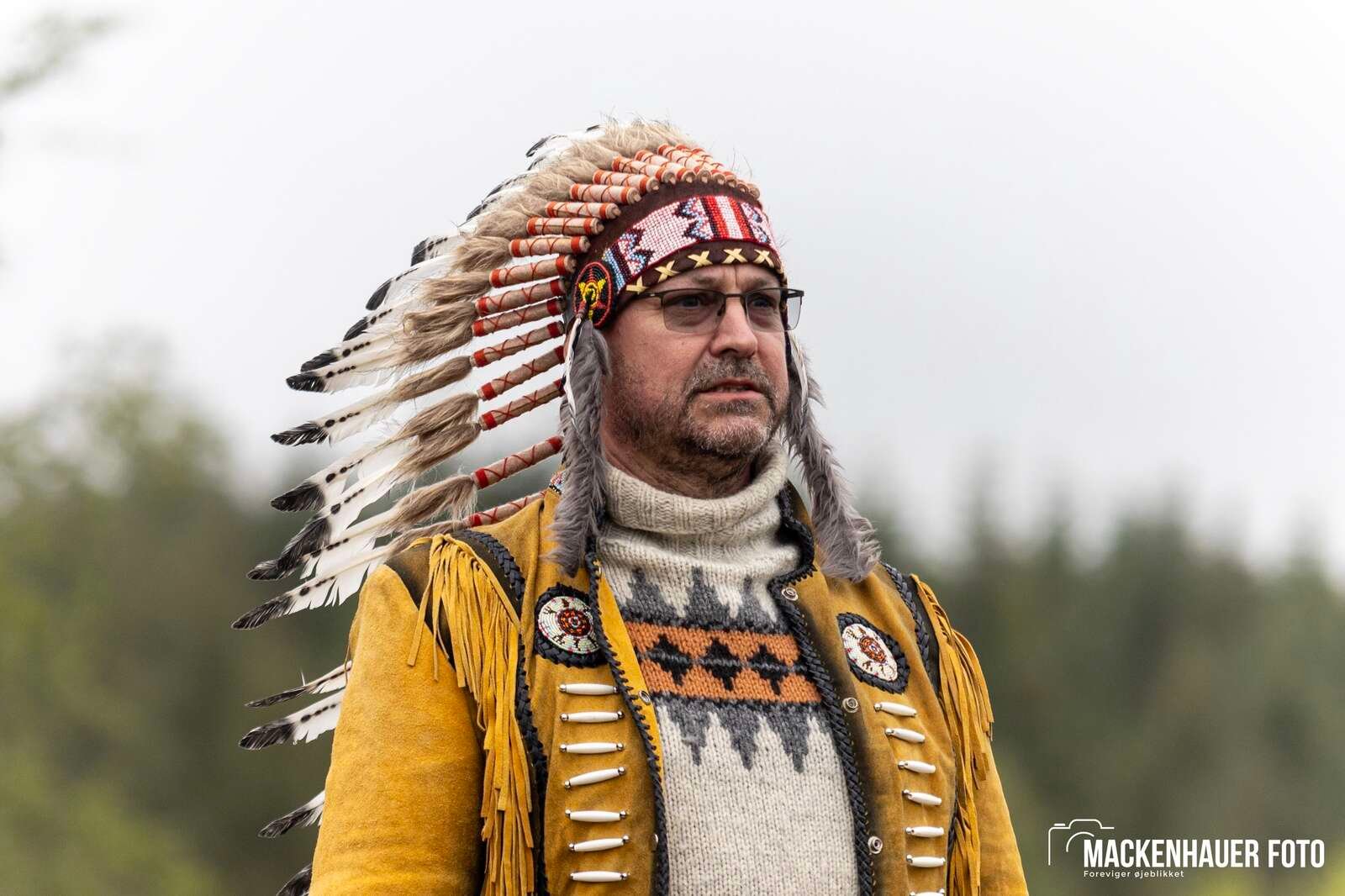 Jens Langkniv Gruppen i Sparkær inviterede resten af De Gule Spejdere i Danmark på indianerlejr ved Birkesø i kristi himmelfartsferien. Foto: Jacob Mackenhauer
