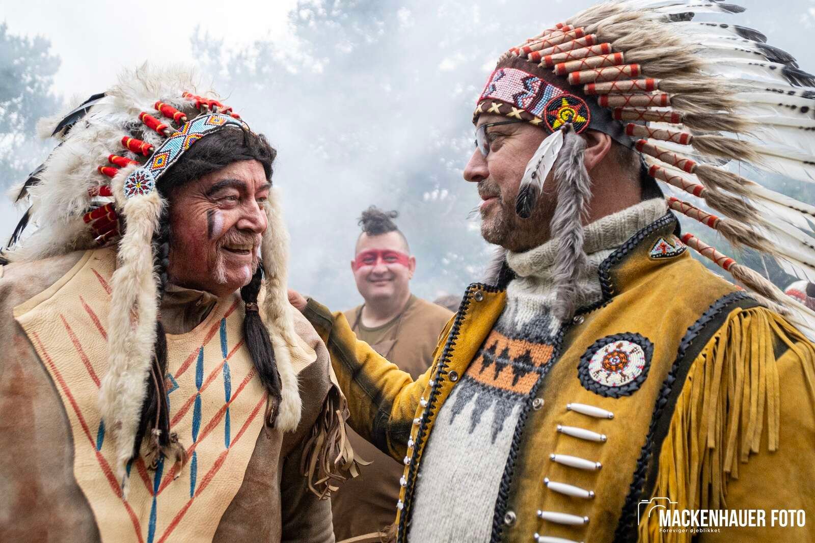 Jens Langkniv Gruppen i Sparkær inviterede resten af De Gule Spejdere i Danmark på indianerlejr ved Birkesø i kristi himmelfartsferien. Foto: Jacob Mackenhauer