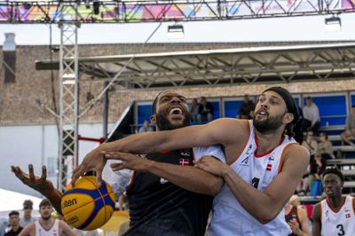 Mændenes finale i basketdisciplinen 3x3 endte lørdag aften med at blive aflyst.