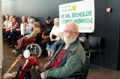 Laurits Sørensen kæmpede til sin død for gode forhold på plejehjemmene. Foto: Fjends Folkeblad