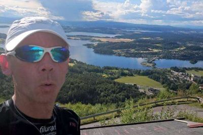 Henning Bechmann ses her på det seneste løb i Norge. Foto: Henning Bechmann