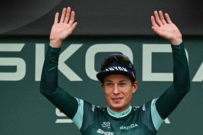 Jasper Philipsen jagtede point til kampen om den grønne trøje, da det gik galt på 3. etape. (Arkivfoto).