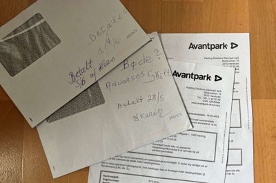 <em id="emphasis">To parkeringer på henholdsvis 13 og 12 minutter kostede dengang den 88-årige pensionist en udgift på 1750 kroner.</em>