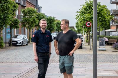 Vildbjerg skal forblive attraktiv og udvikle sig. Det er det mantra, som både Andreas Rahbek (t.v.) og Carsten Thor arbejder ud fra som formænd for henholdsvis Vildbjerg Handelsforening og Vildbjerg Erhvervsforening.