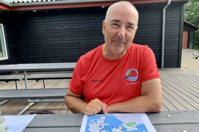 Jens Szabo har roet Danmark rundt - 80.000 kilometer i alt.