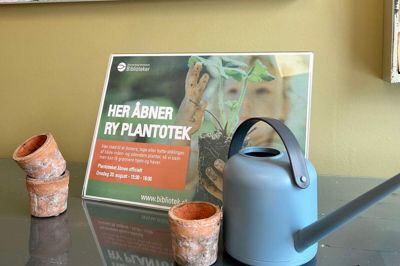 I næste måned får Ry et plantotek, en byttecentral for grønne planter, med base på Ry Bibliotek.