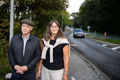 Knud Ole Kirstein og Gitte Høyer har været talspersoner for den gruppe borgere, der med succes har kæmpet for at sænke farten på Randersvej i Ry. Nu får de politisk ros.