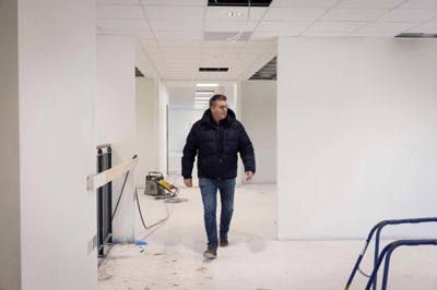 Finn Jensen glæder sig over den modtagelse, Cater Food indtil videre har fået af Ikast-Brande Kommune.