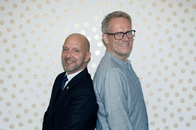 Per Ørum (t.v.) og Brian Bruhn holder snor i Mental Talk som henholdsvis bestyrelsesleder og programchef.