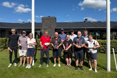 Vinderne af golfturneringen Brande Open 2025.