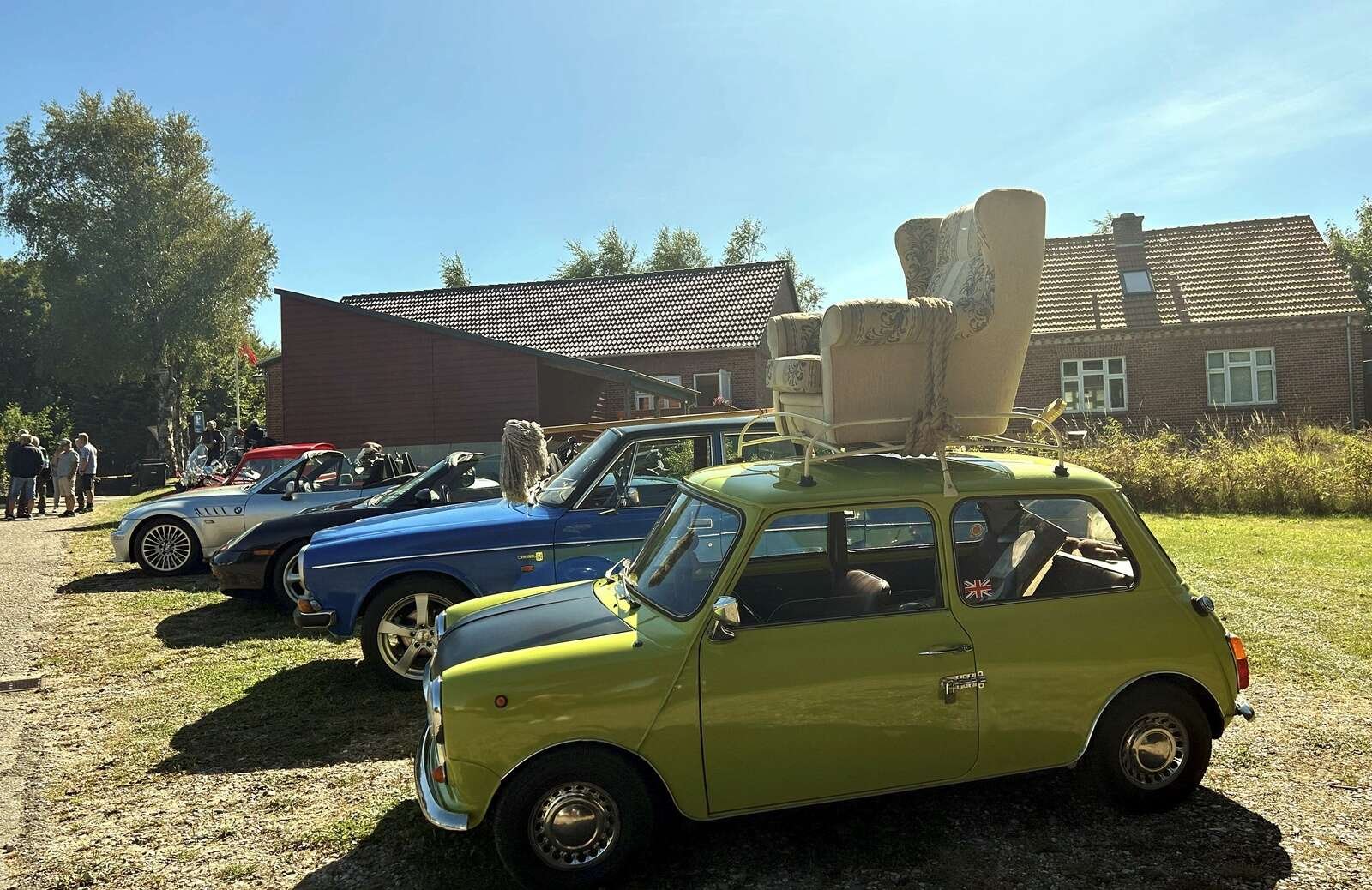 Mr. Bean deltog i udstillingen af biler. Privatfoto