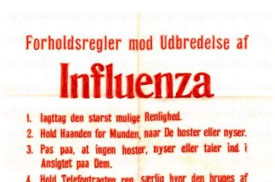 I dag er det ikke aktuelt med hverken telefontragt eller sporvogn, men ellers var Sundhedsstyrelsens forholdsregler mod smitte stort set som i dag bortset fra, at man dengang skulle holde hånden for munden, når man hostede eller nøs. Foto: Lokalhistorisk Arkiv