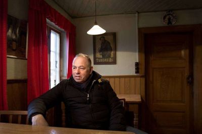 Kroejer Gregers Laigaards bog »Gøgleren og Kromanden« hjælper på økonomien i et år med corona. Foto: Morten Marboe