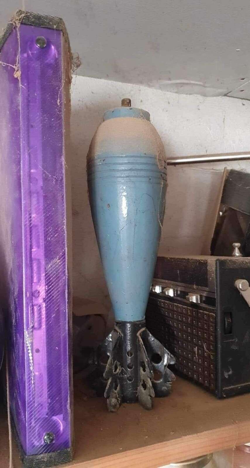 Der er rigtig mange granater af den slags i det danske forsvar. Privatfoto