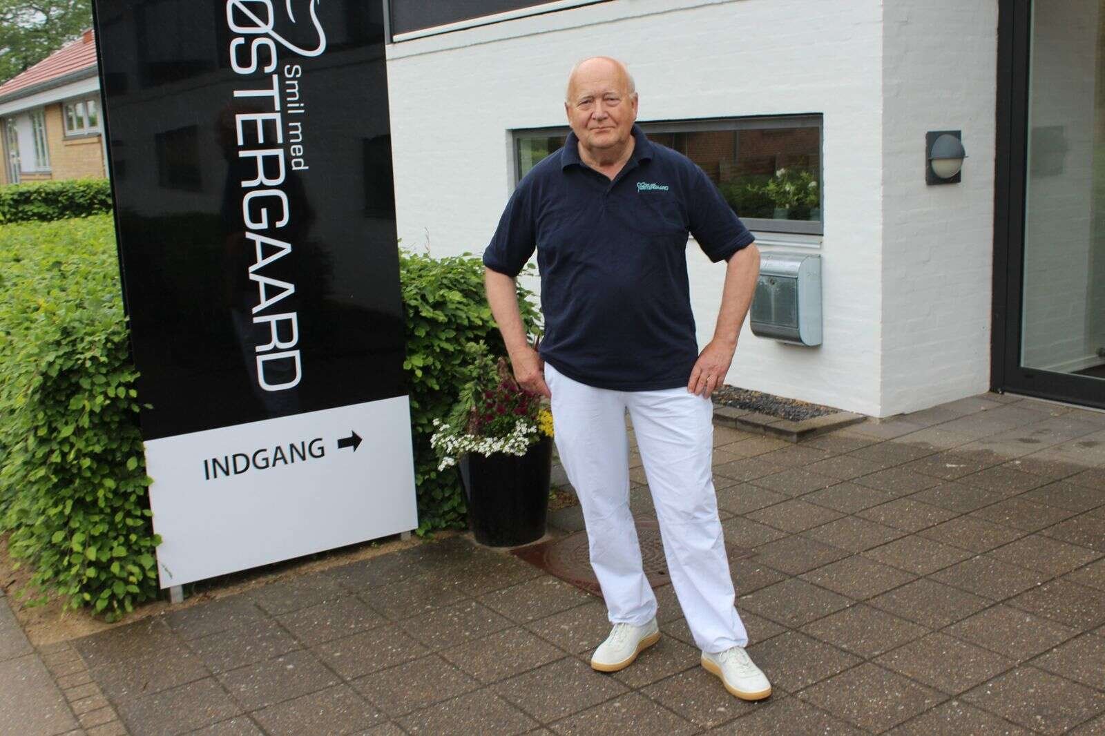Sidste år overtog »Smil med Østergaard« med klinik i Karup, Roslev og Skive Martin Qvist Olesens klinik i Frederiks, som man der forenede med Karup-klinikken i nyopførte lokaler. Jørn Borup fulgte med til Frederiks. Foto: Morten Hallstrøm