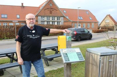 Vandreruten ved Skelhøje skaber liv og omsætning hos købmanden - i sær om sommeren, fortæller Bent Poulsen fra Kalk Kaminoens Venner.